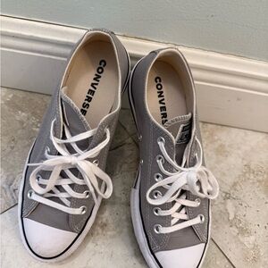 Converse Classic Gray Canvas Sneakers